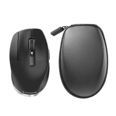 Afbeelding van 3Dconnexion CadMouse Pro Wireless Left (ergonomische muis, optisch, draadloos, USB C, linkshandig), mat zwart
