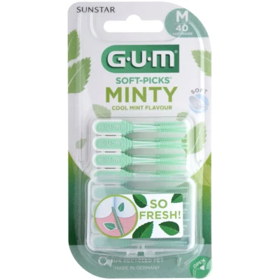 Afbeelding van 4x GUM Soft Picks Comfort Flex Mint Medium 40 stuks
