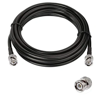 Afbeelding van Vecys BNC Male naar Kabel 50ohm RG58 RF Coaxiale Pigtail Jumper 16.4ft/5m voor Antennes Ham Radio Handheld