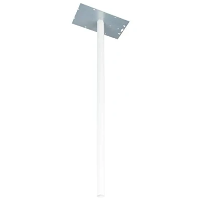 Afbeelding van BURG WÄCHTER, Standaard voor brievenbus, 115 cm lang, verzinkt staal, wit