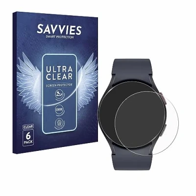Afbeelding van Savvies (6 Stuks) Schermbeschermer voor Samsung Galaxy Watch 6 (40 mm) Screen Protector Ultra Transparant