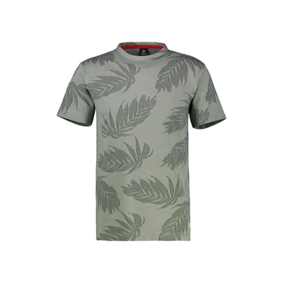 Afbeelding van Lerros T shirt Heren M 633 TINTED GREY Katoen 2553059