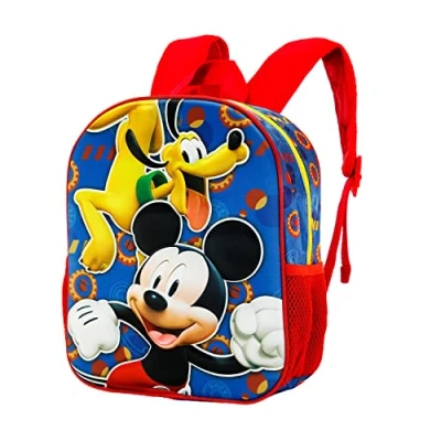 Afbeelding van Micky Mouse Happy Friends Kleine 3D rugzak, blauw