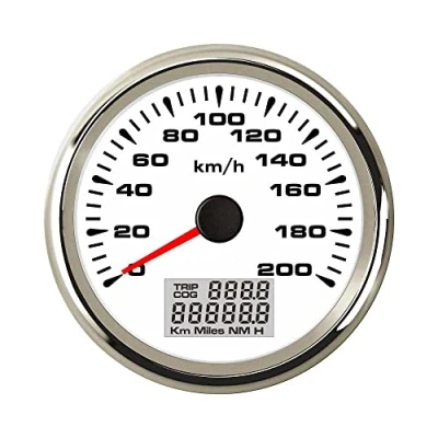 Afbeelding van ELING Auto GPS Snelheidsmeter Velometer 0 200KM/H Snelheid Kilometerteller Kilometerstand Voor Racing Motorfiets Met Backlight 85mm