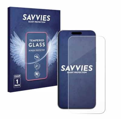 Afbeelding van Savvies Tempered Glass Screen Protector voor Apple iPhone 16 9H Gehard Glas Scherm Beschermer