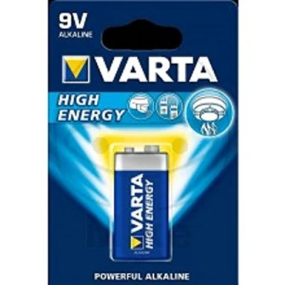 Afbeelding van VARTA apparaten batterij 156.02.00 E Block 9 Volt 1er BLISTER