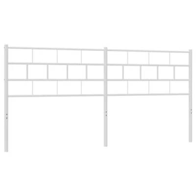 Afbeelding van vidaXL Hoofdbord 160 cm metaal wit