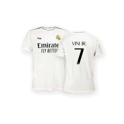 Afbeelding van Real Madrid Thuistenue Seizoen 24/25, Vini Jr., 14 Jaar, Replica Met Officiële Licentie