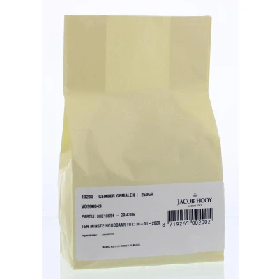 Afbeelding van Jacob Hooy Gemalen Gember 250gr