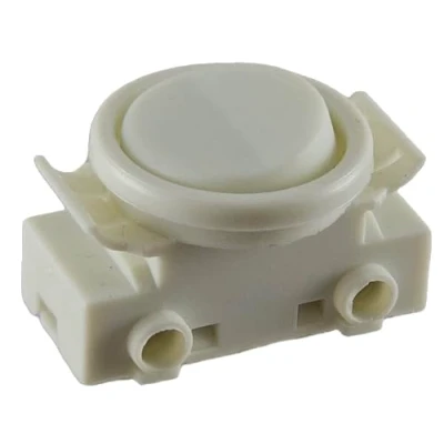 Afbeelding van Inbouw tuimelschakelaar voor lamp 2A 250V incl. ring en wip, past als reserveschakelaar onderbouwlampen, keukenlampen, wandlampen, campers enz., kleur wit