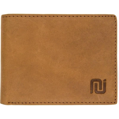 Afbeelding van NEGOTIA Elite Leren Portemonnee Heren Pasjeshouder Mannen 100% Luxe Top Grain Leer Bruin