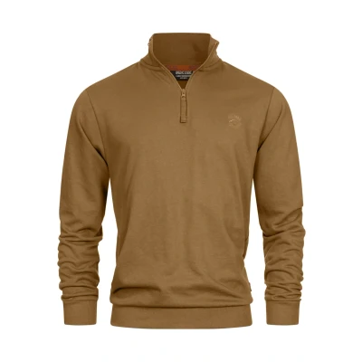 Afbeelding van Indicode Jeans Inbrandt Sweater, Heren, Maat: Small, Otter
