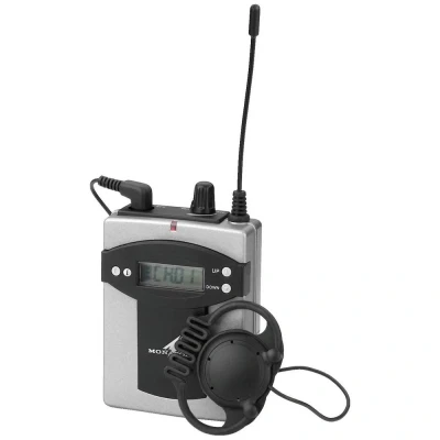 Afbeelding van Monacor TXA 800R Microfoonontvanger Headset Zendmethode:Radiografisch, Draadloos Metalen behuizing, Schakelaar Draadloos, Hoofdtelefoon (3.5 mm jackplug),