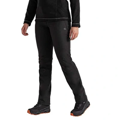 Afbeelding van Craghoppers Dames Airedale Broek Wandelbroek, Zwart, 18 Kort