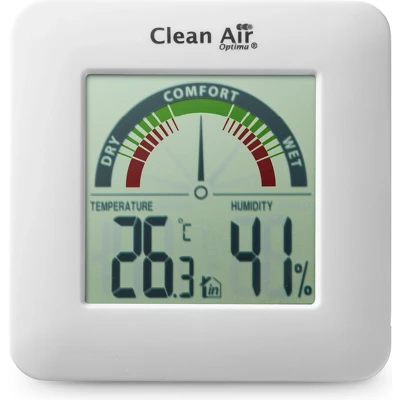 Afbeelding van Hygrometer en thermometer HT 01W van Clean Air Optima