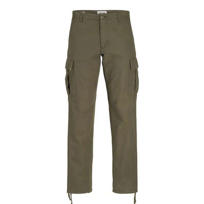Afbeelding van Jack &amp; Jones Jpstkane Jjbarkley Cargobroek, Heren, Maat: 42x36, Olive night