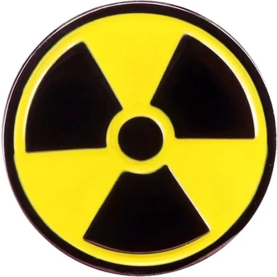 Afbeelding van pin Broche enamel kledingspeld Nuke