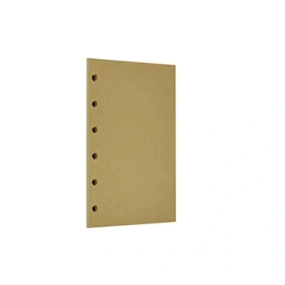 Afbeelding van Zelten 1 Pack A7 45 Vellen/90 Pagina&#039;s Kraft Losbladig Gestanst Papier Vullingen for 6 Gaats Binder Persoonlijke Organisator Dagboek Notitieboek Navulbare Planner