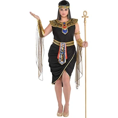 Afbeelding van Amscan Aankleden 847818 55 Egyptische Koningin Kostuum, Niet Effen Kleur, Verenigd Koninkrijk 18 20