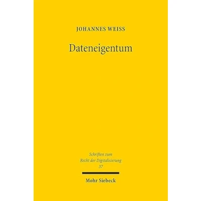 Afbeelding van Schriften zum Recht der Digitalisierung Dateneigentum
