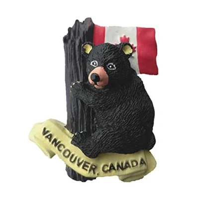 Afbeelding van 3D Vancouver Canada beer souvenir koelkast magneet, Huis &amp; keuken decoratie magneet