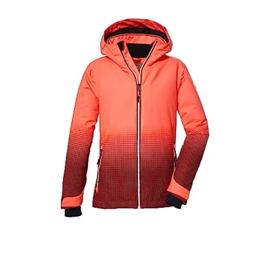 Afbeelding van killtec Meisjes Waterdichte SKI jas/functioneel jack met capuchon en sneeuwvanger KSW 183 GRLS JCKT, coral, 176, 39905 000