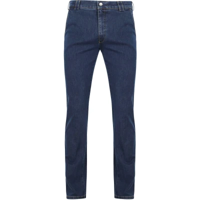 Afbeelding van Meyer T400 Regular Fit Jeans blauw, Effen