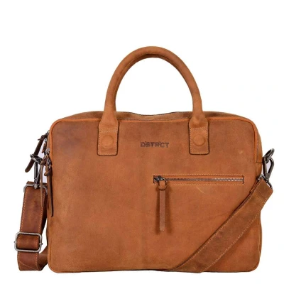 Afbeelding van DSTRCT Wall Street Workingbag 14&quot; cognac Laptoptas