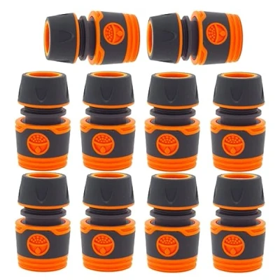 Afbeelding van 10 stuks tuinslangaansluiting slangkoppeling 1/2 inch, slangverbinder, tuinslang snelkoppeling, voor autowassen en slangverbinding