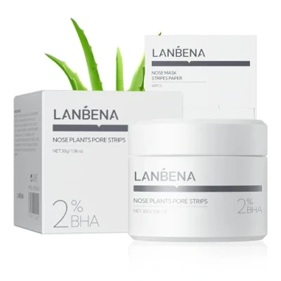 Afbeelding van LANBENA Blackhead Remover Peel Off Mask mee eters verwijderen van gezicht en neus, 1.05oz