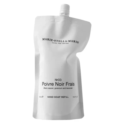 Afbeelding van Marie Stella Maris No.03 Poivre Noir Frais handzeep navulling 500 ml