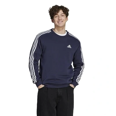 Afbeelding van adidas Heren Essentials Fleece 3 Stripes Sweatshirt, legend ink, S