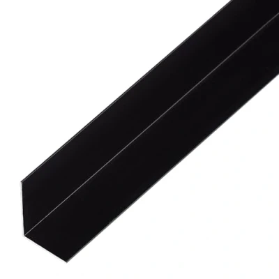 Afbeelding van Alberts Hoekprofiel 30x30x1,3/1m Aluminium Zwart
