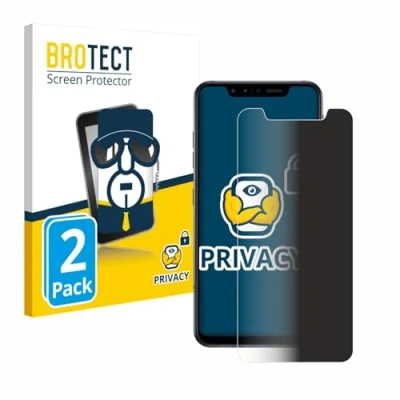 Afbeelding van BROTECT privacy screenprotector voor LG G8s ThinQ Folie Beschermfolie Blauwlichtfilter (2 Stuks)