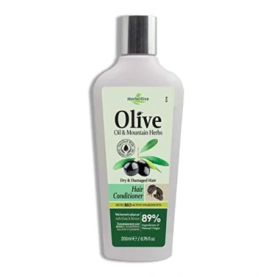 Afbeelding van HerbOlive Conditioner *Olijfolie &amp; Berg Kruiden* Droog Beschadigd Haar 200ml