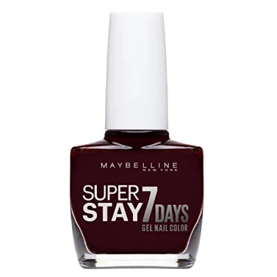 Afbeelding van Maybelline New York SuperStay 7Days nagellak 287 midnight red