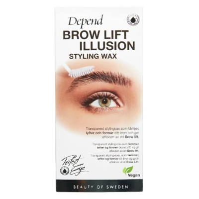 Afbeelding van Depend Perfect Eye Brow Lift Illusion Styling Wax Transparent 5 g