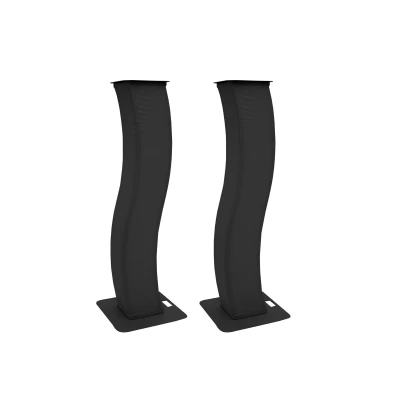 Afbeelding van Eurolite 2x Stage Stand 150cm curved incl. Cover and Bag, black