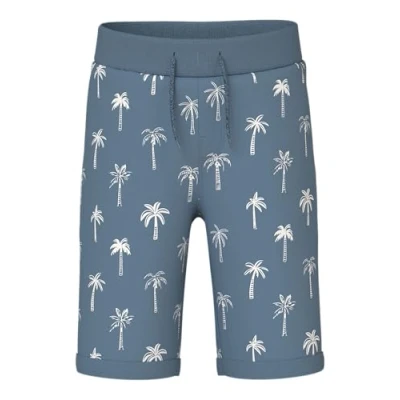 Afbeelding van Name It kids jongens short VERMO AOP Spring Lake Palm Trees Regular Fit