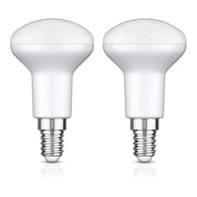 Afbeelding van ledscom.de 2 stuks E14 LED lamp, R50, warm wit (2700 K), 6,2 W, 608lm, 116, 3 staps dimmer, mat