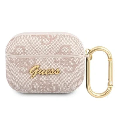 Afbeelding van Guess AirPods 3 hoesje 4G Script Bruin