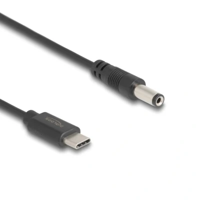 Afbeelding van Delock USB Type C™ Stromkabel zu DC 5,5 x 2,1 mm Stecker 1 m HQ pr