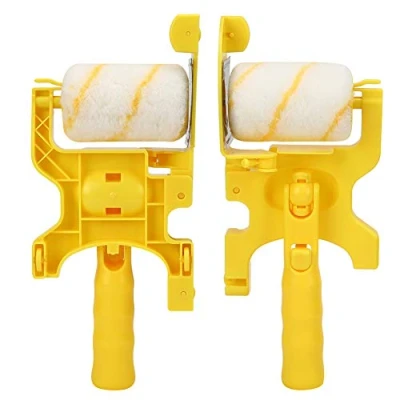 Afbeelding van Complete verfrandkit Verfroller Edger Brush Trimmen Kleurscheiding Home Room Wall Plafond Safe Tool