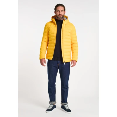 Afbeelding van Gewatteerd doorgestikt jack DREIMASTER XXL / Geel 100% Polyester