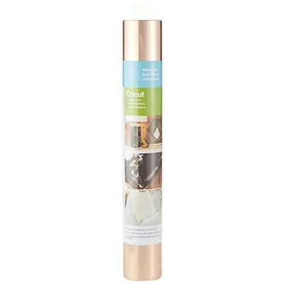 Afbeelding van Cricut 2003651 Adhesive Foil Verwijderbare Vinyl Metallic goud 30.5cm x 1.2m (12&quot; 48&quot;) Zelfklevende Rol Voor gebruik met alle snijmachines,Eén maat,Rose