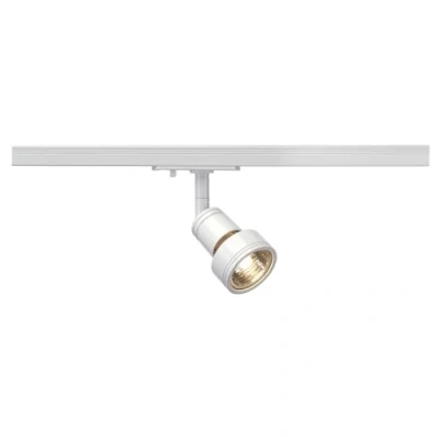Afbeelding van SLV 1 fase systeem armatuur PURI/spot, led spot, plafondspot, plafondarmatuur, railsysteem, binnenverlichting / GU10 50W wit