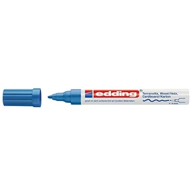 Afbeelding van edding 4040 matlakmarker blauw 1ST 1 2 mm / 4 4040003