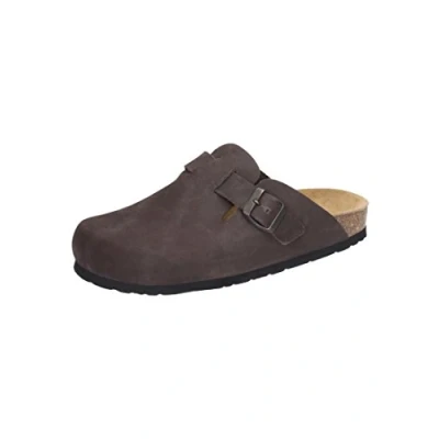 Afbeelding van Dr. Brinkmann Clogs, Heren, Maat: 45, Braun Nubukleer