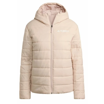 Afbeelding van adidas Dames Terrex Multi Essentials CLIMAWARM Insulated Hooded Jacket, Wonder Taupe, XS
