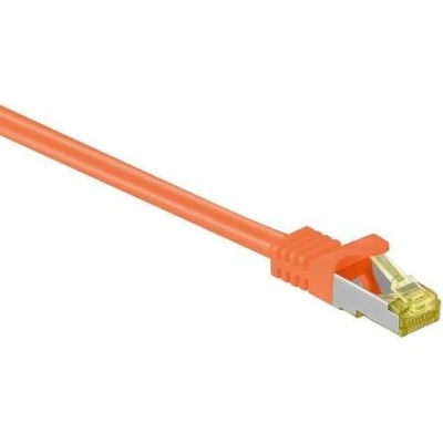 Afbeelding van Cat 7 S/FTP Netwerkkabel Patchkabel Afgeschermd 10 Gbps meter Oranje Allteq